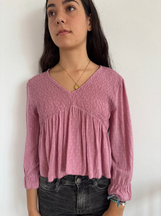 Blusa Rosa
